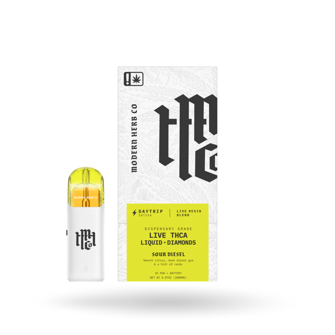 Modern Herb Co. Live THCA Liquid Diamonds Starter Kit / Sativa/Sour Diesel
